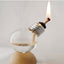 White Flat Cotton Alcohol Wick Oil Lamp