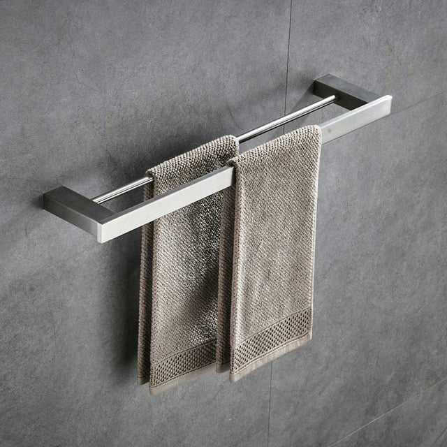 Stainless Steel Bathroom Hardware Set Nickel