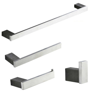 Stainless Steel Bathroom Hardware Set Nickel