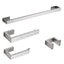 Stainless Steel Bathroom Hardware Set Nickel