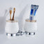 Clear Crystal Bathroom Accessories Set