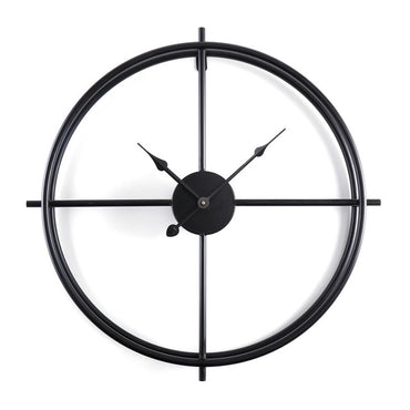 Large Vintage Style Metal Wall Clock