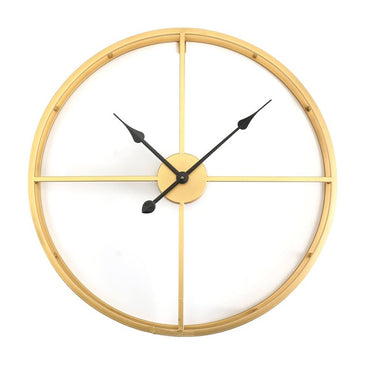 Large Vintage Style Metal Wall Clock