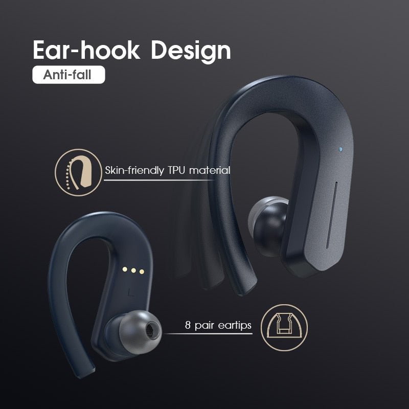 Full Panel Touch Control Wireless Headphones