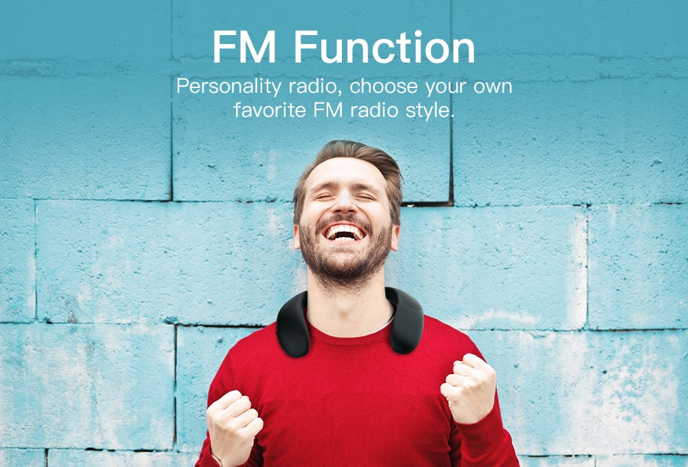 Bluetooth Neck Speaker Column Wireless